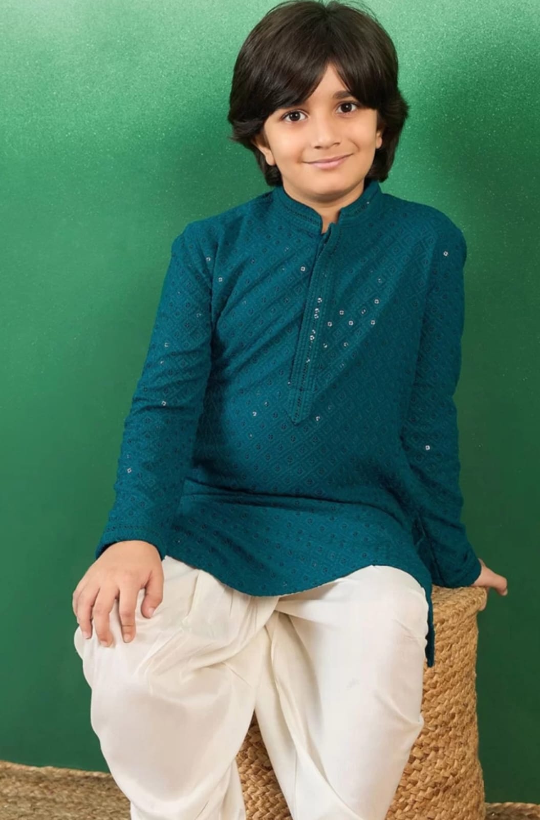 Boys Embroidered Kurta