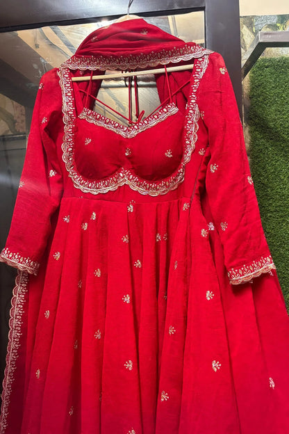 Elegance Unveiled: A Red Dress in Luxury