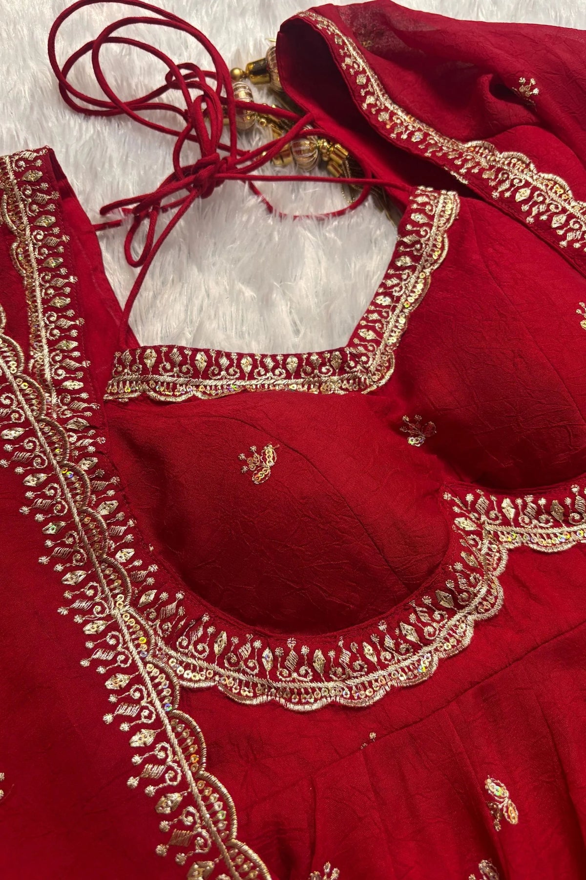 Elegance Unveiled: A Red Dress in Luxury