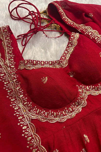 Elegance Unveiled: A Red Dress in Luxury