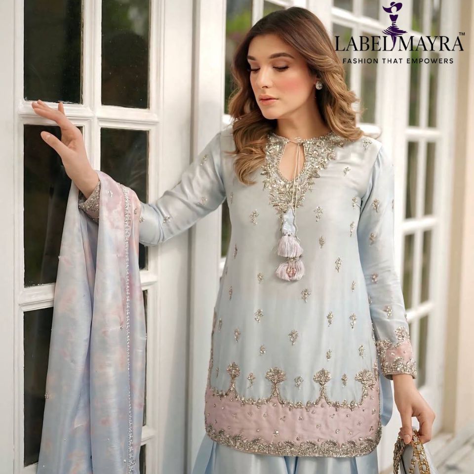 Walking in grace while wearing timeless elegance with modern ethnic charm