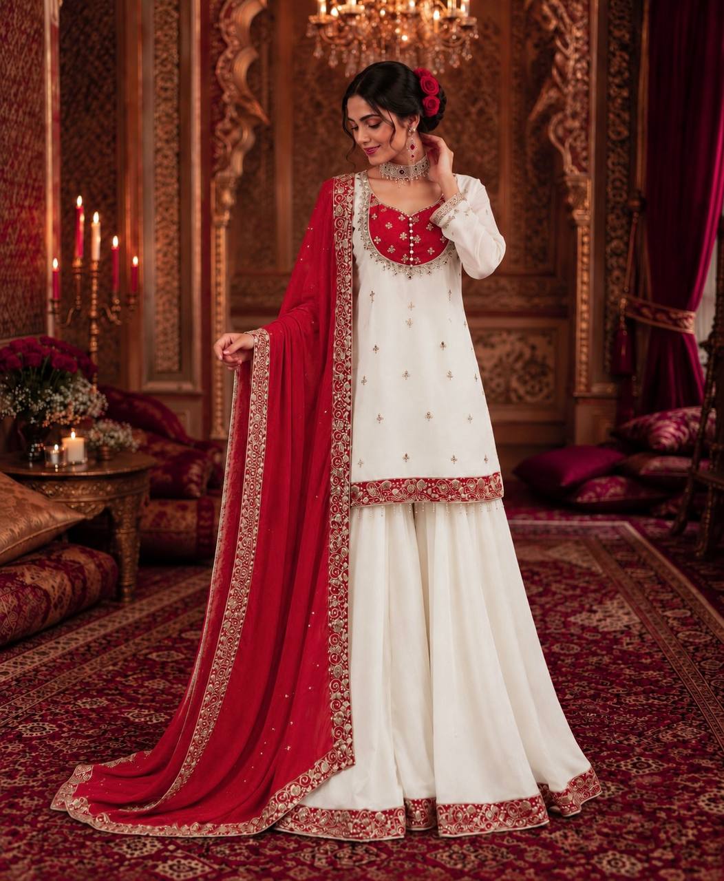 vory Set, Pakistani Suit, Embroidered Kurta Set