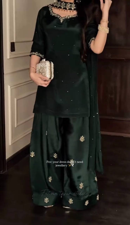 Luxury Designer Farshi Salwar Kurta Set for Women