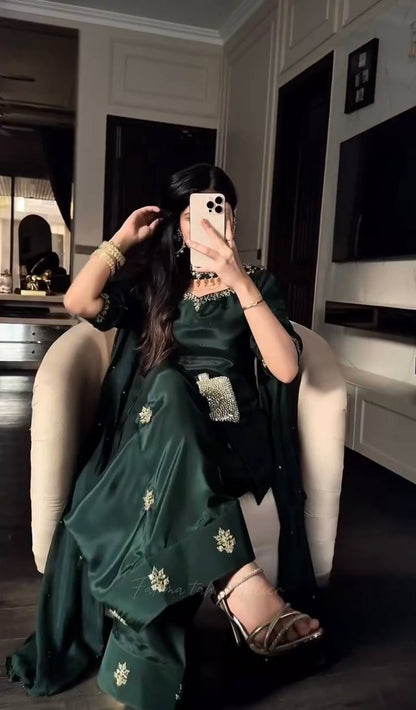 Luxury Designer Farshi Salwar Kurta Set for Women