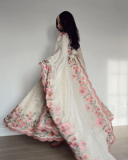 Blossom Elegance Gown Petal Whisper Couture Floral Reverie Dress